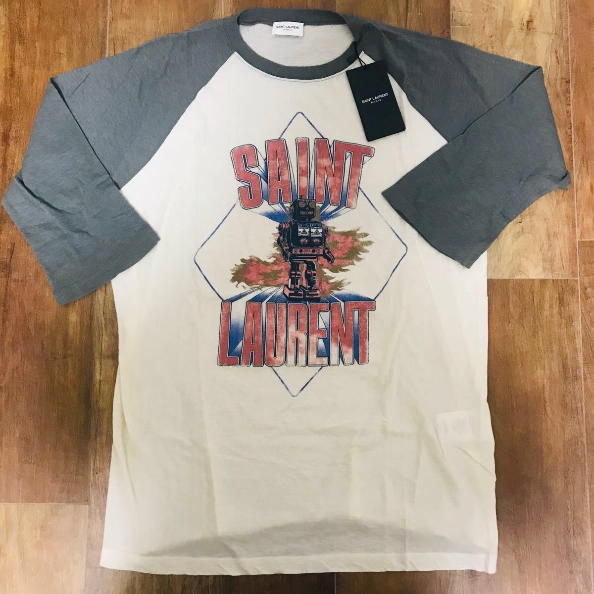 【新品・未使用】SAINT LAURENT ロボット Tシャツ