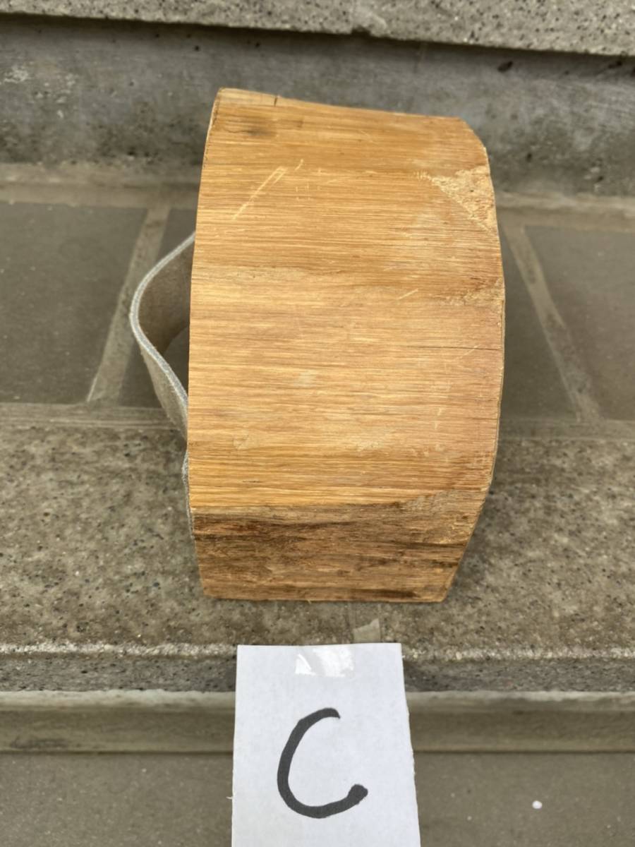 Castanea 栗の木 薪割台 薪割り C