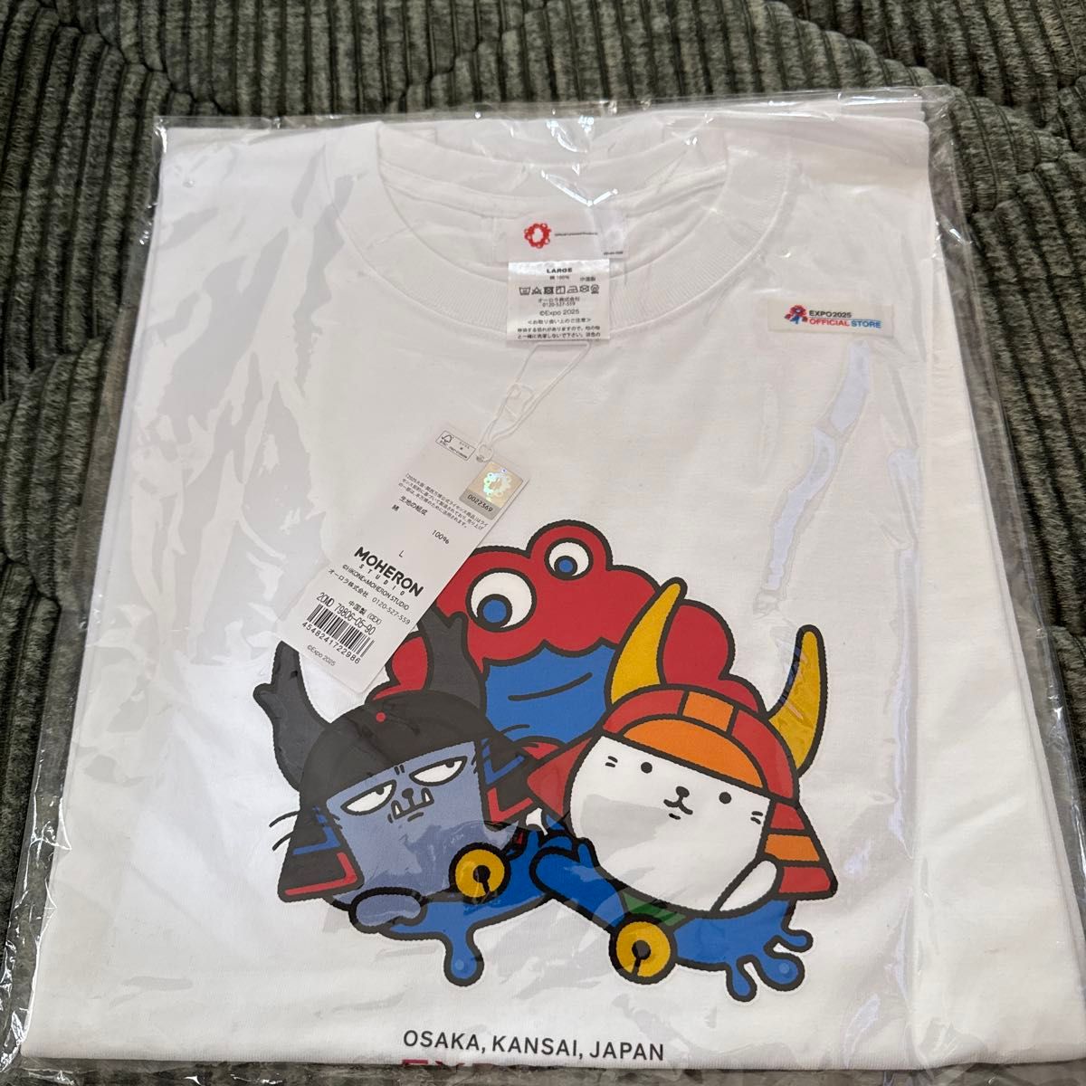 関西学院大学ファイターズ×ミャクミャク 万博コラボTシャツ Lサイズ 限定品 ✨ミャクミャクに一目惚れしてから❤️💙✨ 関学ファイターズ