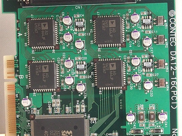 コンテック DA12-16 PCIバス 16CH 非絶縁型アナログ出力ボード CONTEC PCI NO.7146B DAGITDAL ANALOG BOARD 管12074_画像4