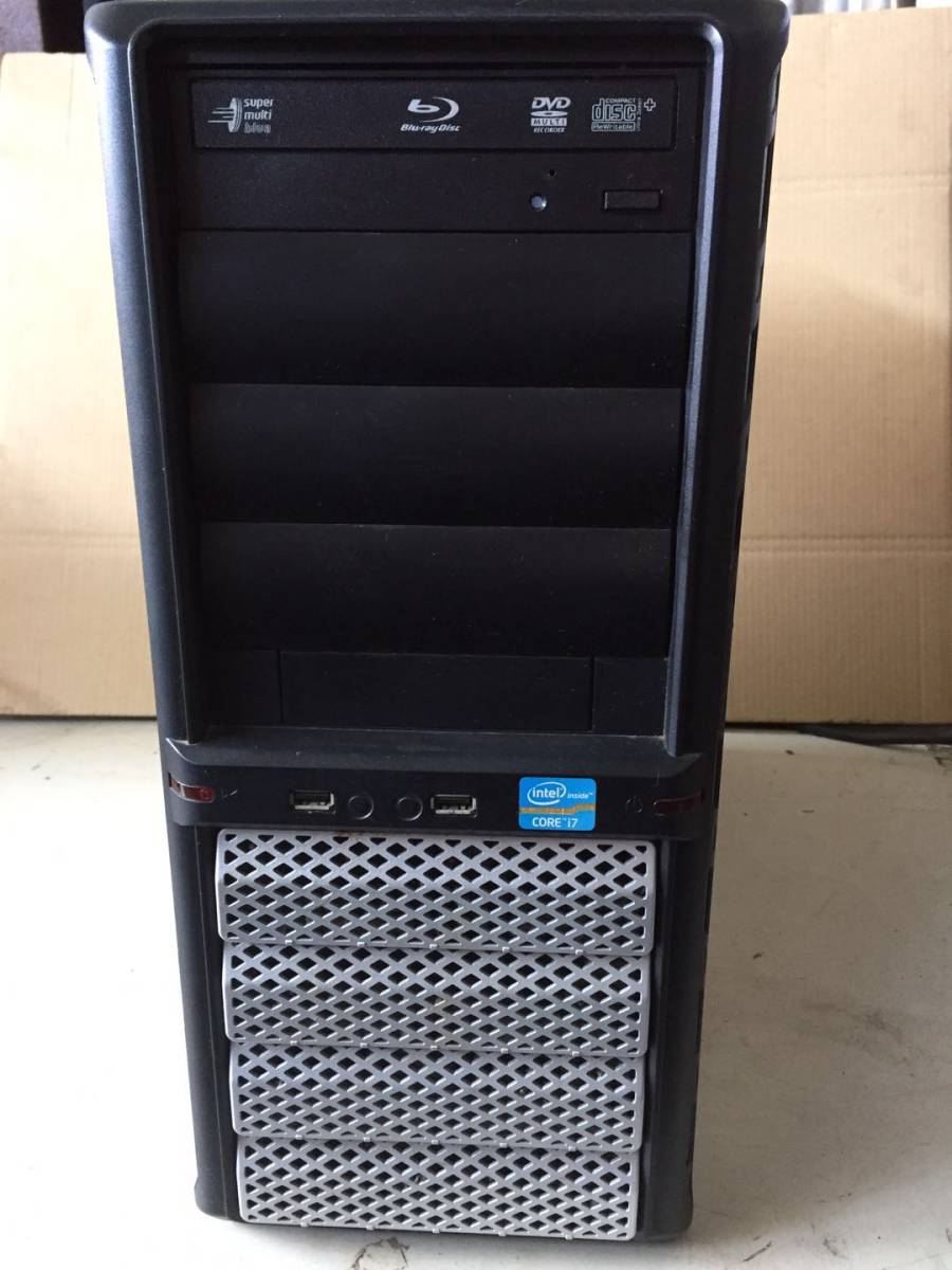 自作PC現状 CPU:i7-3770-3.40GH メモリー8GB HDD:40GB (SSD)+HDD
