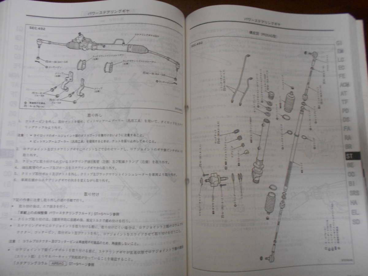 J3217 / Serena / SERENA GF-PC24,PNC24 KH-VC24,VNC24 maintenance point paper 1999-6