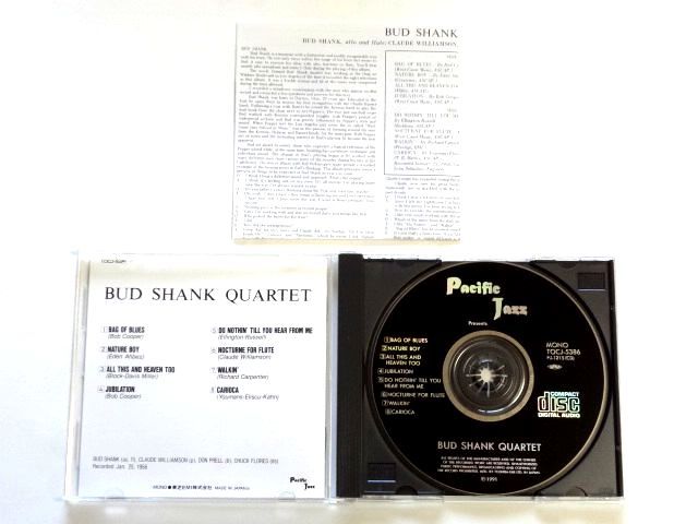 国内盤 CD【TOCJ5386】バド・シャンク・カルテット Bud Shank Quartet / 送料310円～_画像3