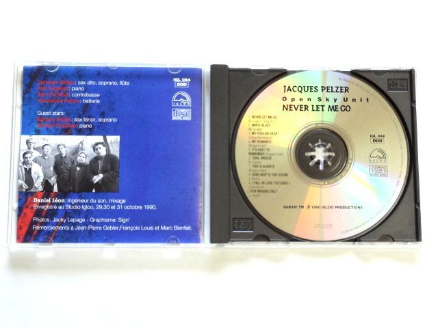 輸入盤 CD【IGL184】Jacques Pelzer ジャック・ペルツァー / Never Let Me Go / 送料310円～_画像3