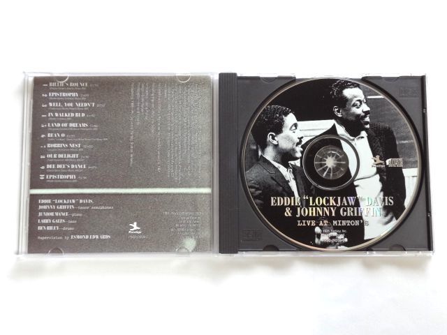 輸入盤 CD【PRCD24206-2】Eddie Lockjaw Davis & Johnny Griffin エディ・ロックジョウ・デイヴィス / Live At Minton's / 送料310円～_画像3
