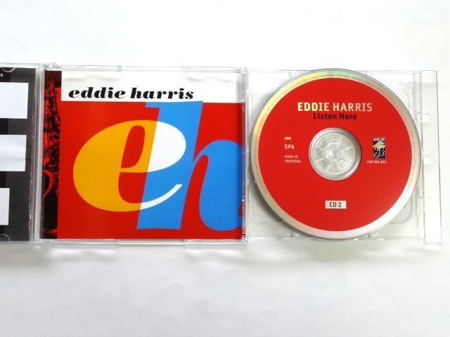 直輸入盤 2CD【8712177028221】Eddie Harris エディ・ハリス / Listen Here リッスン・ヒア / 送料310円～_画像4