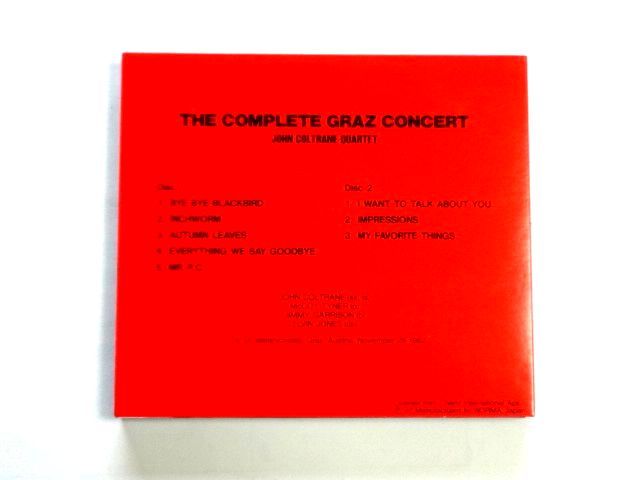 希少盤 2CD【NOCD5640】ジョン・コルトレーン John Coltrane / The Complete Graz Concert / 送料310円～_画像2