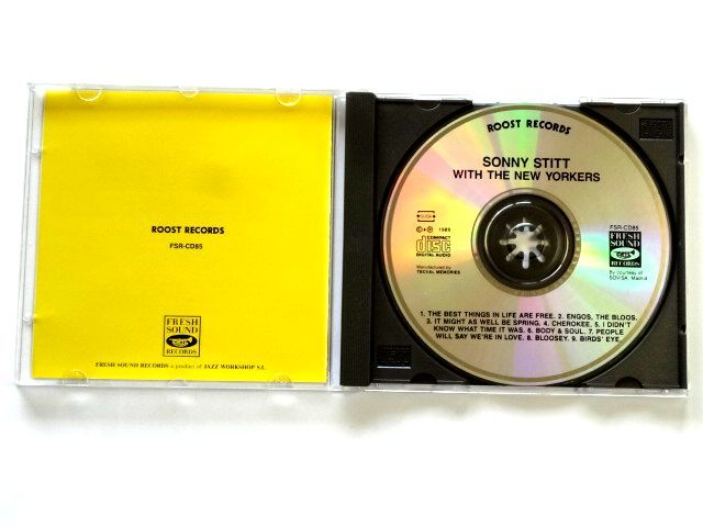 輸入盤 CD【FSRCD85】Sonny Stitt ソニー・スティット / With The New Yorkers / 送料310円～_画像3