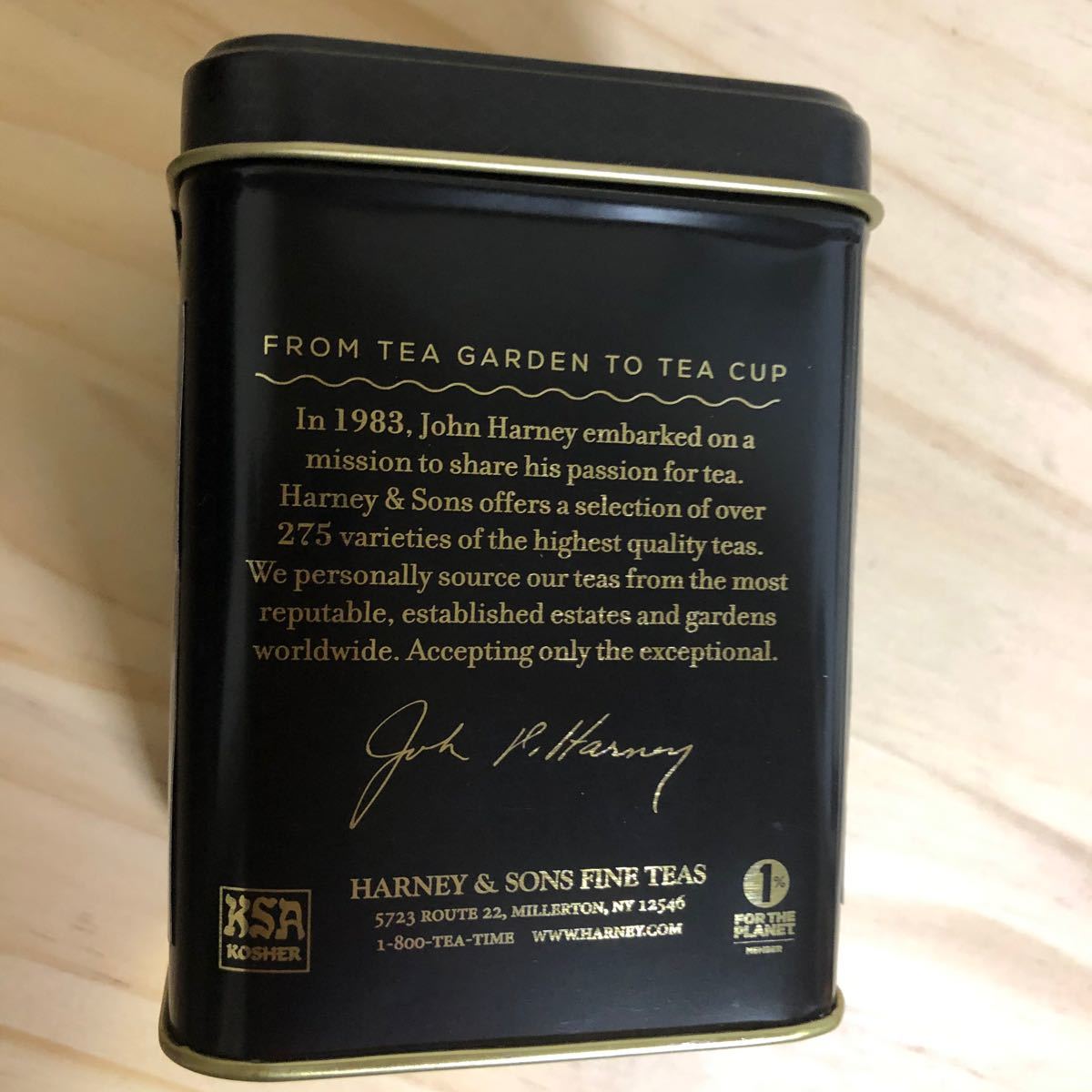 【新品★未開封】Harney & Sons ハーニー&ソンズ　紅茶　2缶セット