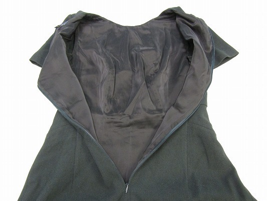 k3898: Armani Jeans ARMANI JEANS One-piece 40/S короткий рукав платье / темно-зеленый / формальный / платье :5