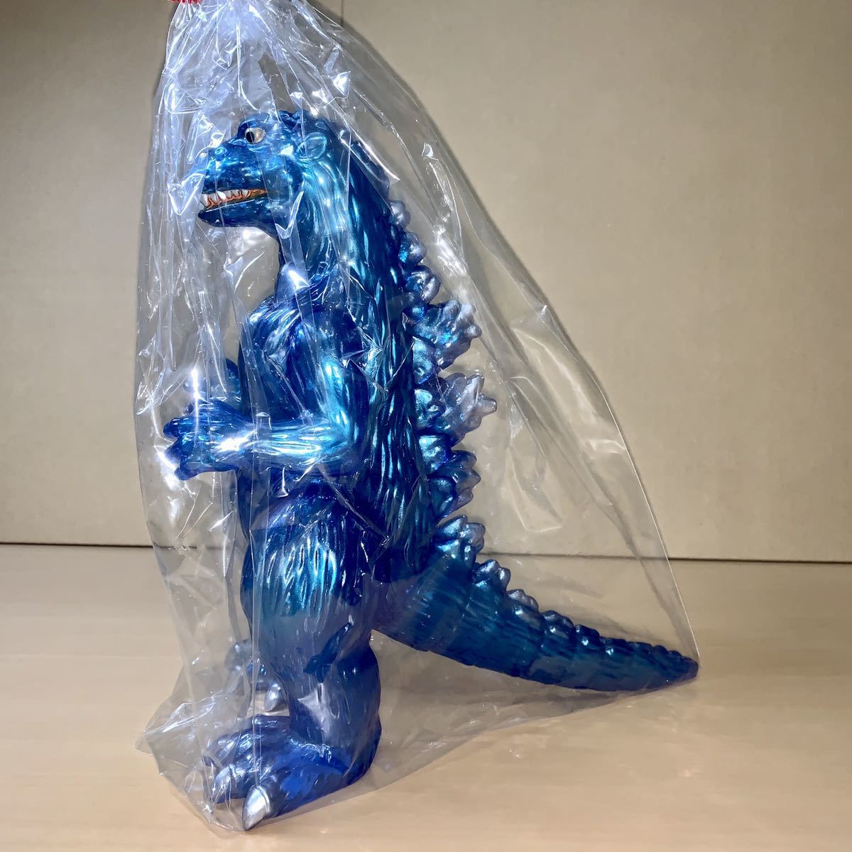 Yahoo!オークション - M1号 ゴジラ クリア ブルー ソフビ 特撮の Yahoo!オークション - M1号 ゴジラ クリア ブルー ソフビ 特撮の