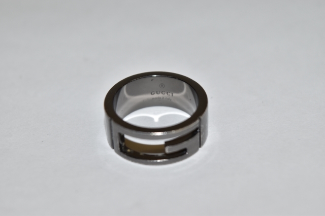 GUCCI グッチ シルバーリング 表記サイズ12 指輪 AG925 Gロゴモチーフ