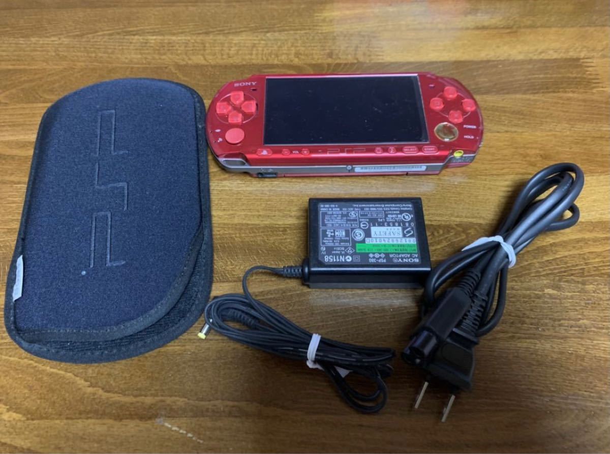 PSP「プレステ・ポータブル」 ラディアント・レッド (PSP-3000RR) 