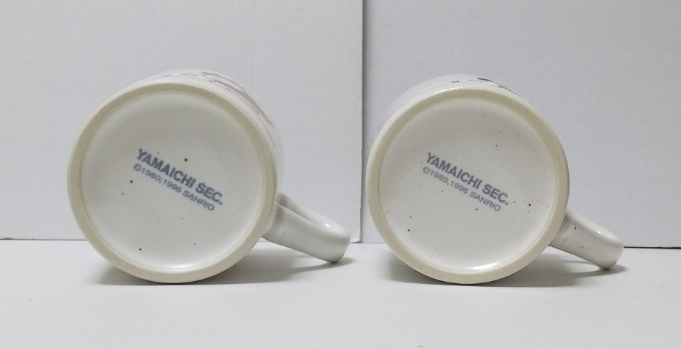 90s 消滅企業 山一證券 ペギーポップ マグカップ 茶色+緑色 計2点セット 箱付き 完品※未使用品/廃業企業物/非売品/1996年製造/サンリオ_1996年のプロダクトです