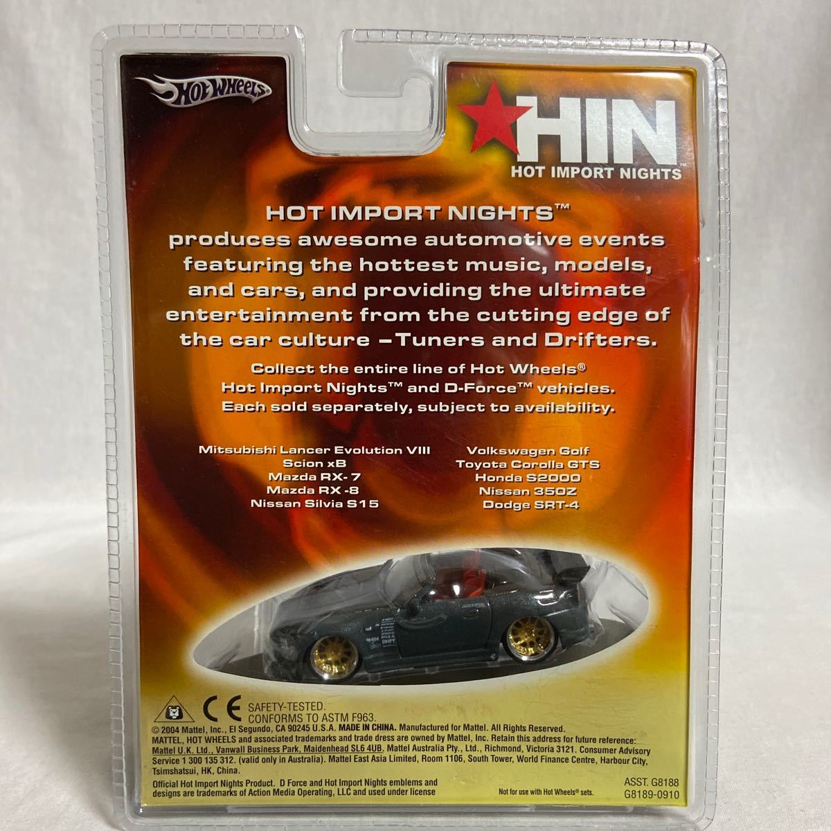 未開封 HotWheels HONDA S2000 HIN ホットウィール ホンダ JDM USDM カスタム ミニカー モデルカー 1/64_画像7