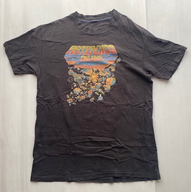80s USA製 ビンテージ Tシャツ ATARI Asteroids Deluxe アタリ アステロイド デラックス　アーケード ゲーム