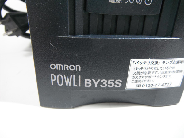$OMRON/ Omron источник бесперебойного питания UPS POWLI BY35S резервная копия не обычно для рабочее состояние подтверждено [ есть перевод ]