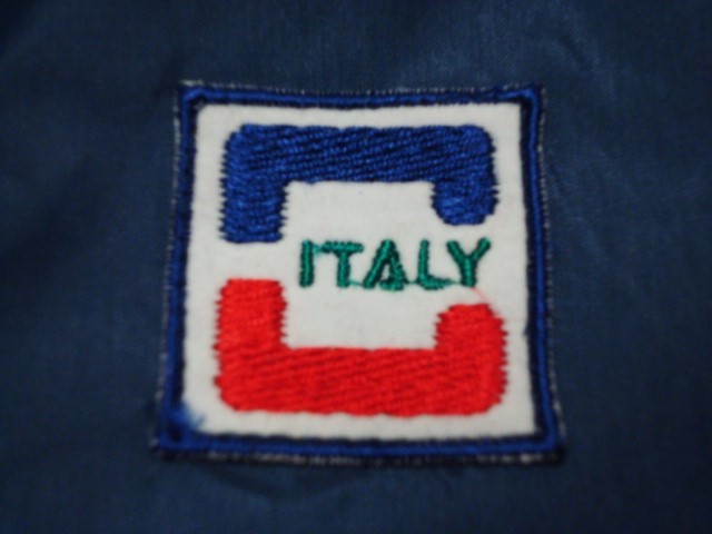 ● 美品 cocco CROCO ITALY コッコ クロコ イタリー メンズ ファスナー式 ネイビー 紺 赤 ブルゾン コート ジャンパー ジャケット Lサイズ_画像7
