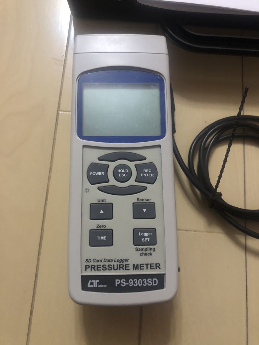 ☆美品☆東京硝子器械 SDカード付圧力計 PS-9303SD(環境測定器 ☆美品☆東京硝子器械 SDカード付圧力計 PS-9303SD(環境測定器