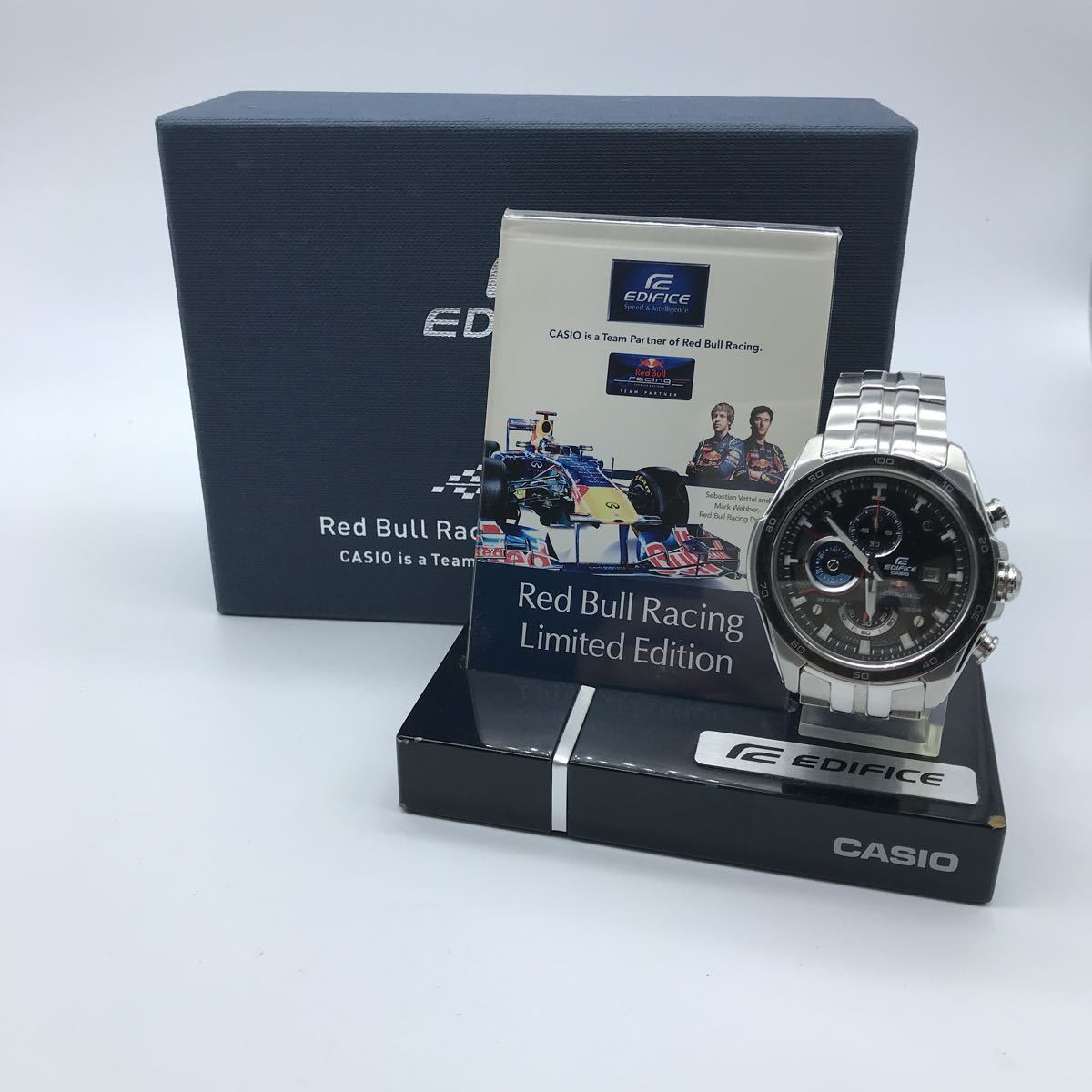 CASIO カシオ EDIFICE エディフィス EF-565RBJ 腕時計 レッドブル レーシング クロノグラフ 動作品