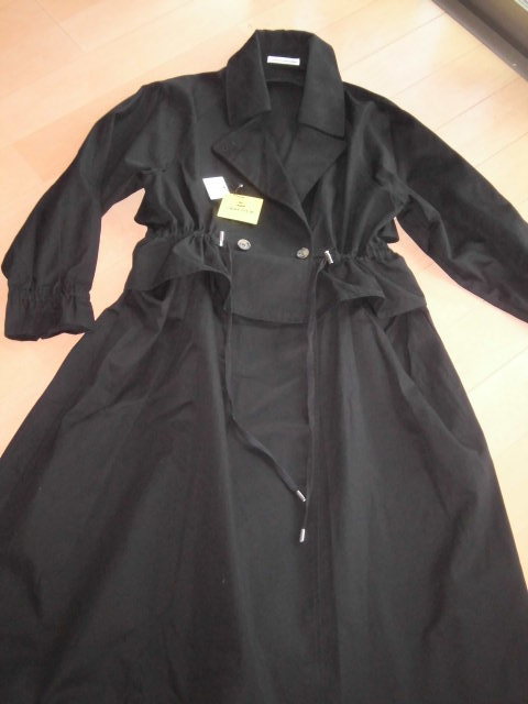 ***E hyphen world gallery*2WAY trench coat * black *F*1 times 30 minute have on ***