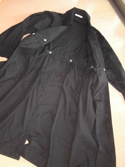 ***E hyphen world gallery*2WAY trench coat * black *F*1 times 30 minute have on ***