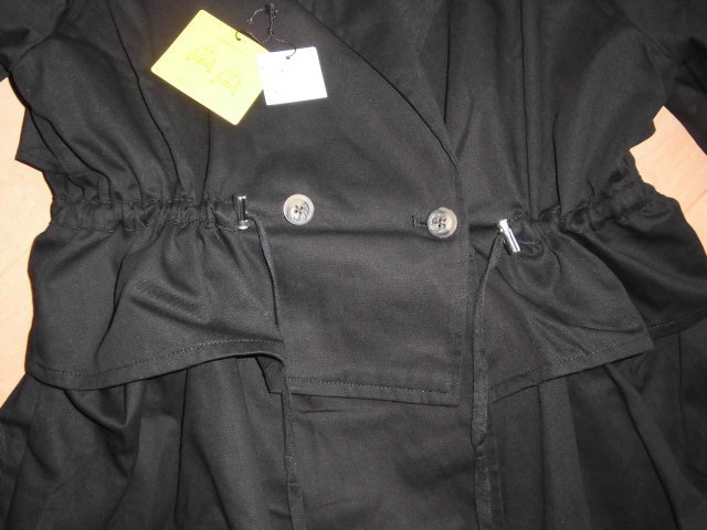 ***E hyphen world gallery*2WAY trench coat * black *F*1 times 30 minute have on ***