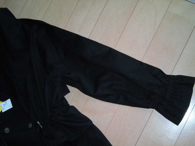 ***E hyphen world gallery*2WAY trench coat * black *F*1 times 30 minute have on ***