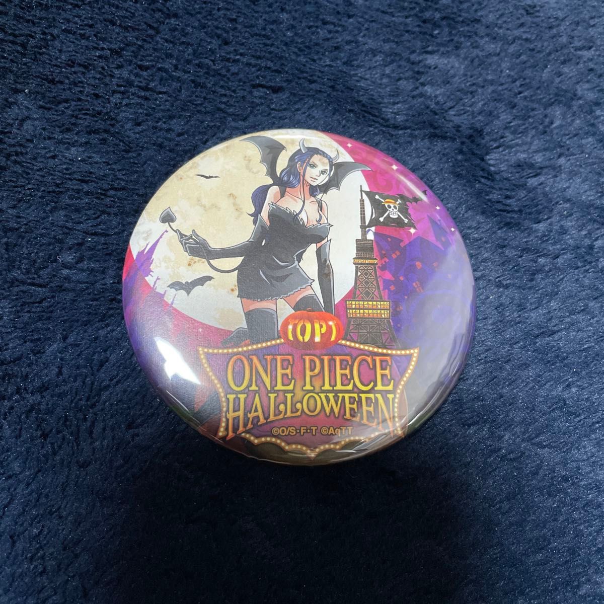ワンピースタワー トンガリ缶バッジ 2016 ハロウィン ロビン ワンピースタワー トンガリ缶バッジ 2016 ハロウィン ロビン