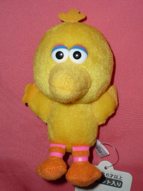  ultra rare! Kawai i! USJ Sesame Street Big Bird magnet entering soft toy *