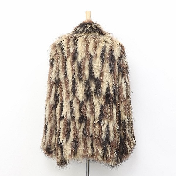 *JEAN-LOUIS SCHERRER/ genre ishereru raccoon fur fur coat 