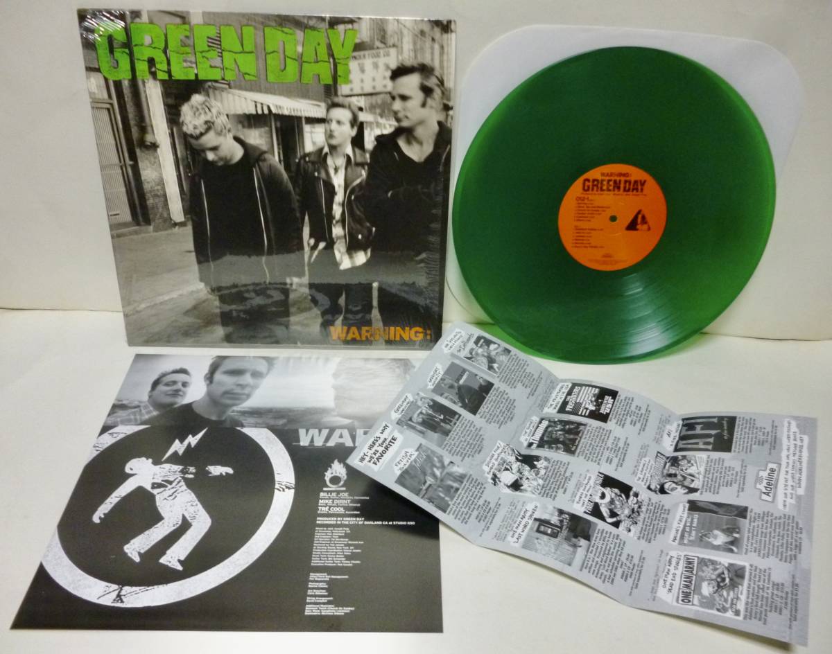 US Original Green LP GREEN DAY WARNING グリーンデイ | www