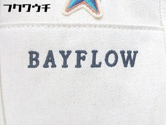 ◇ BAYFLOW ベイフロー キャンバス ミニ トート ハンド バッグ ベージュ レディース_画像5