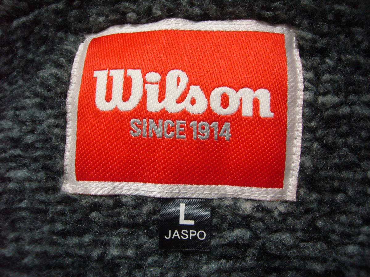  Wilson reverse side boa cotton inside coat L size 