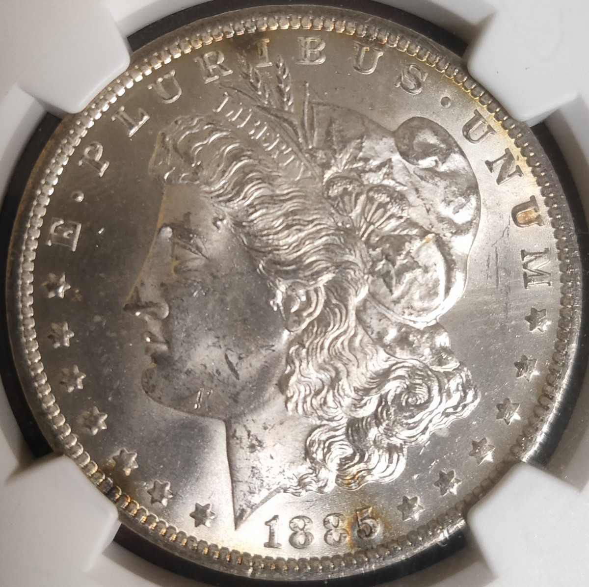 モルガン銀貨 アメリカ 1880 モルガンダラー 1ドル 銀貨 NGC MS65