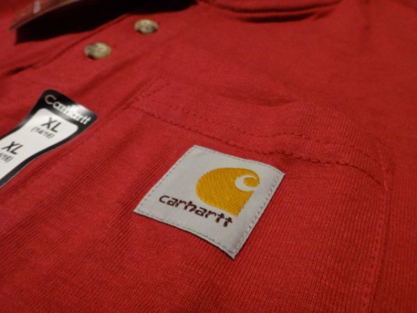 ☆新品 Carhartt カーハート Workwear Pocket Henley Shirt - Youth-XL（14-16）送込☆の画像3