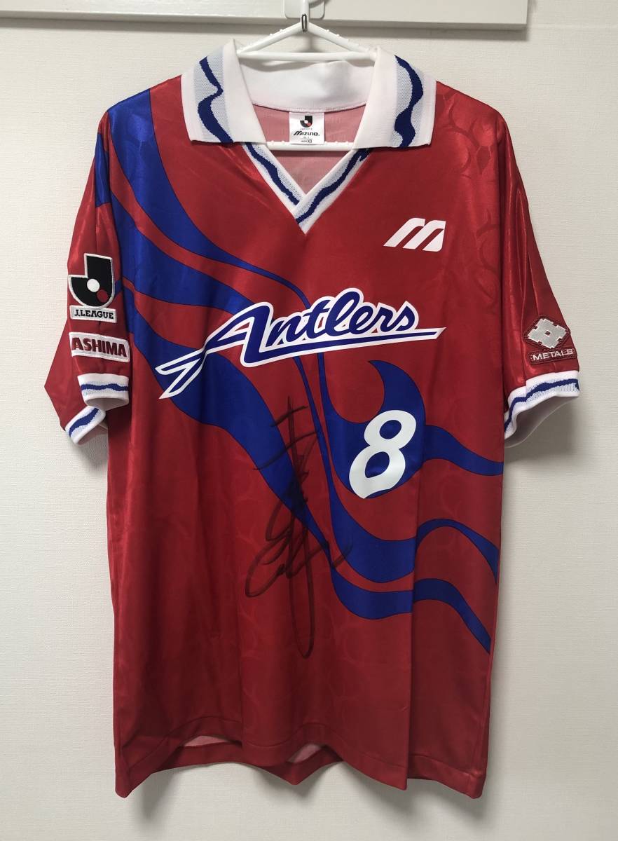 ミズノ 日本製 鹿島アントラーズ 1993-1994年 背番号8 ホーム ミズノ 日本製 鹿島アントラーズ 1993-1994年 背番号8 ホーム