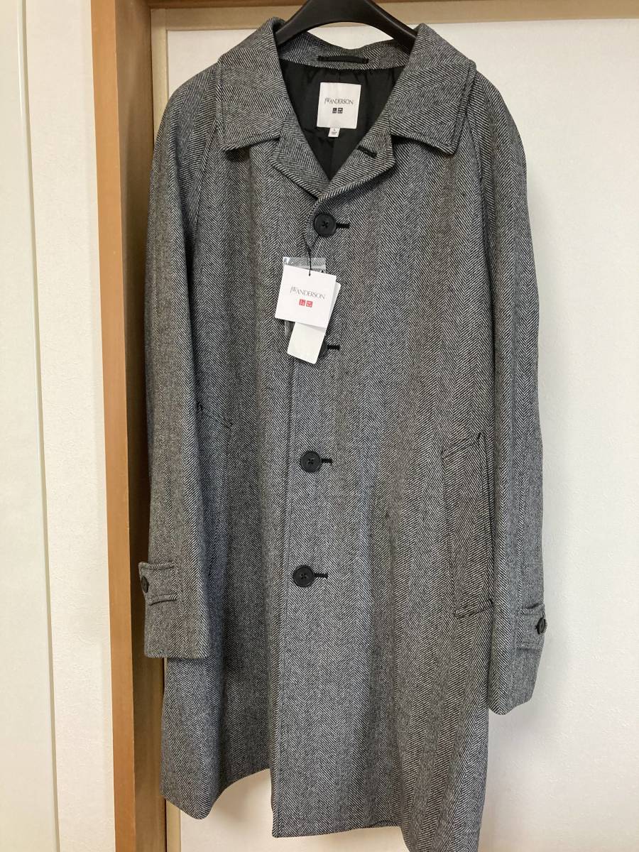 UNIQLO JW ANDERSONコラボ ツイードコート Lサイズ 新品タグ付き レア_画像1