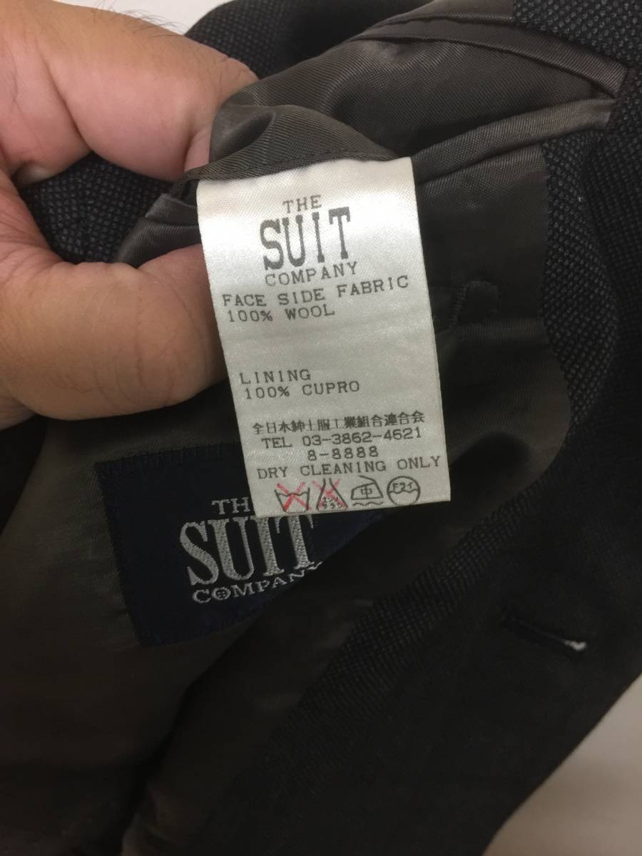 THE SUIT COMPANY グレースーツ 中古 175/4Drop(88) SUPER 110 あい物?_画像9