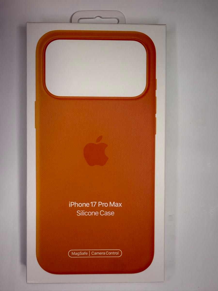純正 新品使用 iPhone17 pro Maxシリコンケース オレンジ｜Yahoo