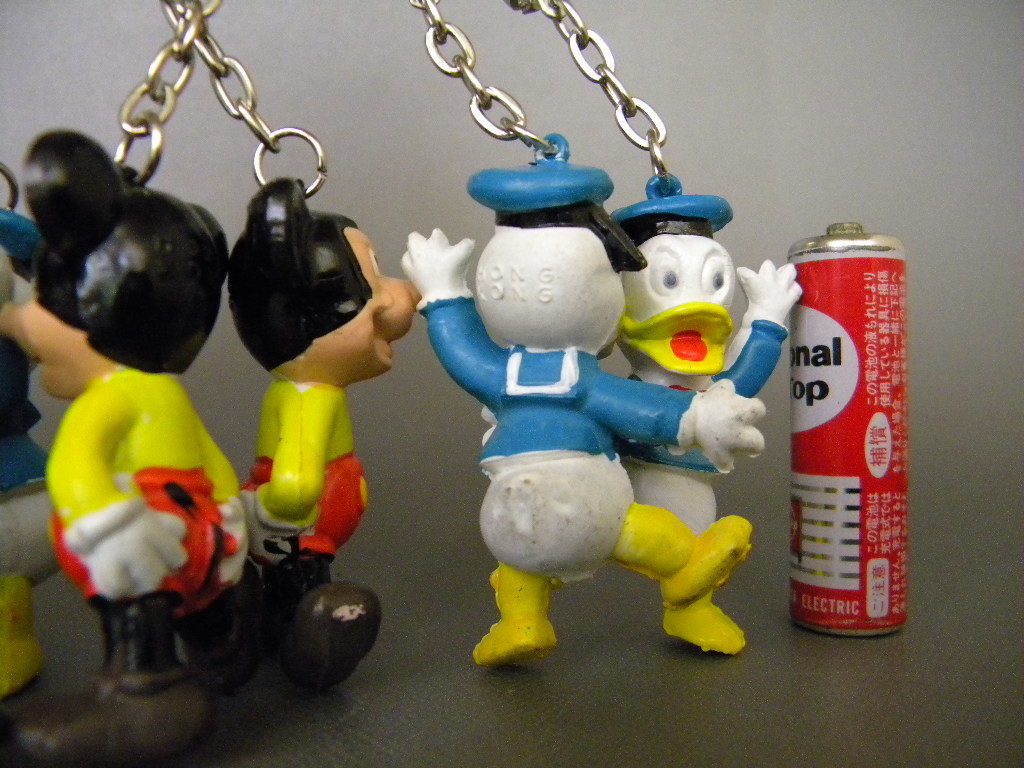 当時物 70's ★★Mickey & Donald ミッキーマウス !! 12体 ホンコン製 ドナルドダック hong kong「定形外/LP可」★★未使用 デッドストック_画像9