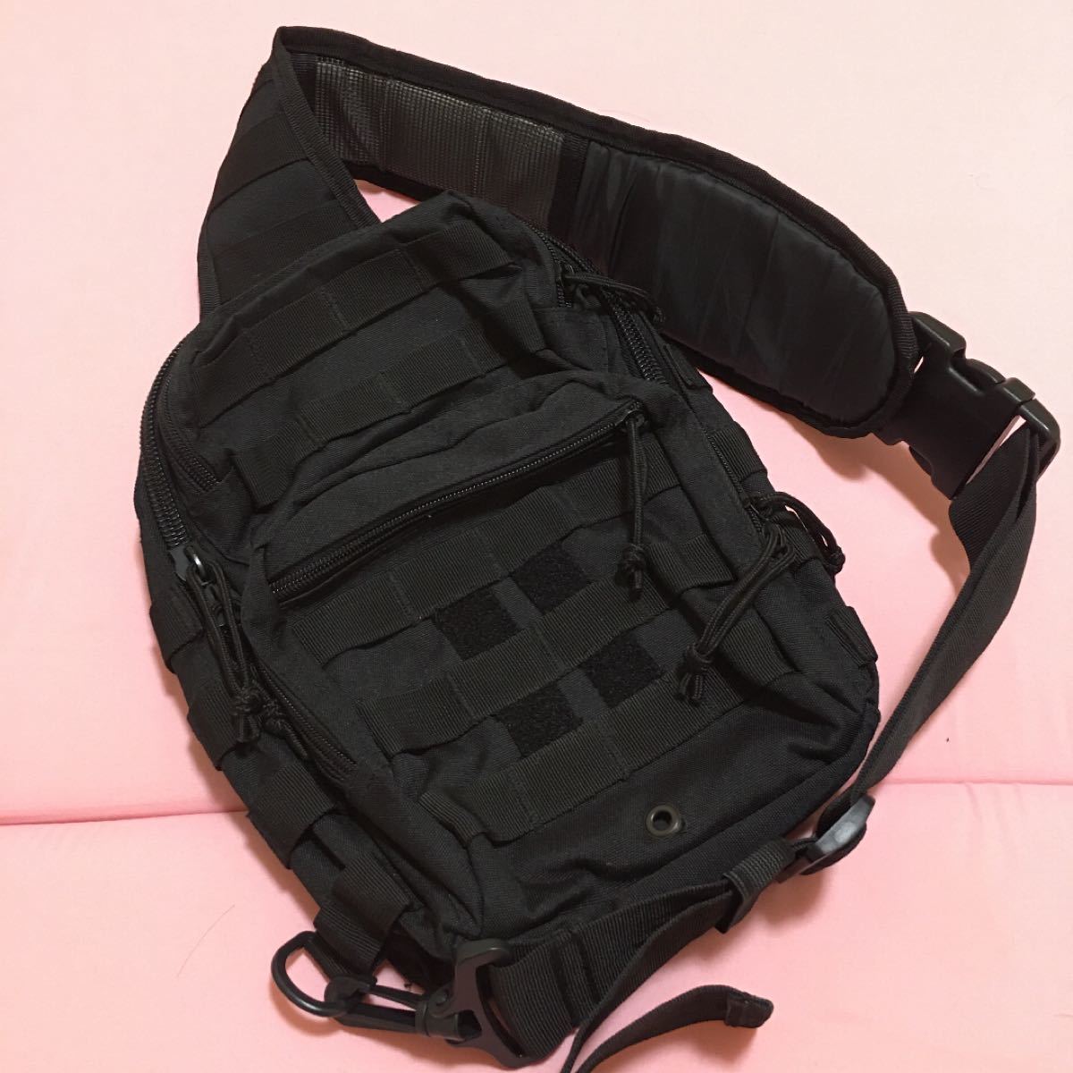 YMCLKY ボディバッグ 黒 スカウトバッグ ワンショルダー YMCLKY ボディバッグ 黒 スカウトバッグ ワンショルダー