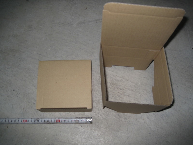 ダンボール箱 15×15×6 60サイズ 段ボール箱 5枚 折り畳み式 梱包用 発送用 小物用 宅急便 梱包資材 未使用品_画像2