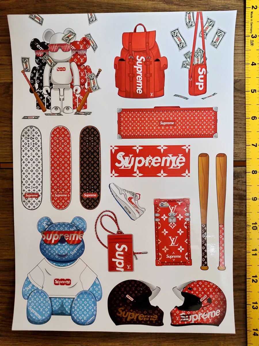 supreme ルイヴィトン ステッカー