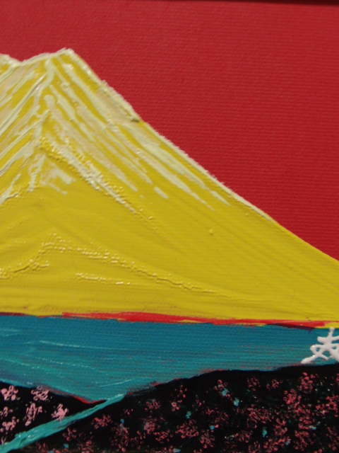 { country beautiful .}TOMOYUKI*..,[... Mt Fuji ], oil painting .,SM number :22,7cm×15,8cm, oil painting one point thing, new goods high class oil painting amount attaching, autograph autograph * genuine work with guarantee 