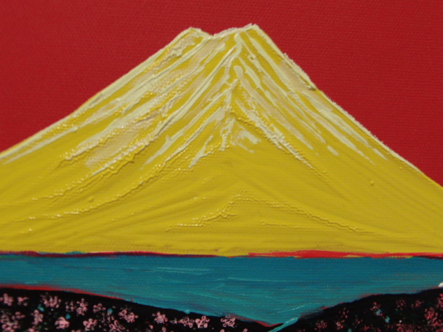 { country beautiful .}TOMOYUKI*..,[... Mt Fuji ], oil painting .,SM number :22,7cm×15,8cm, oil painting one point thing, new goods high class oil painting amount attaching, autograph autograph * genuine work with guarantee 