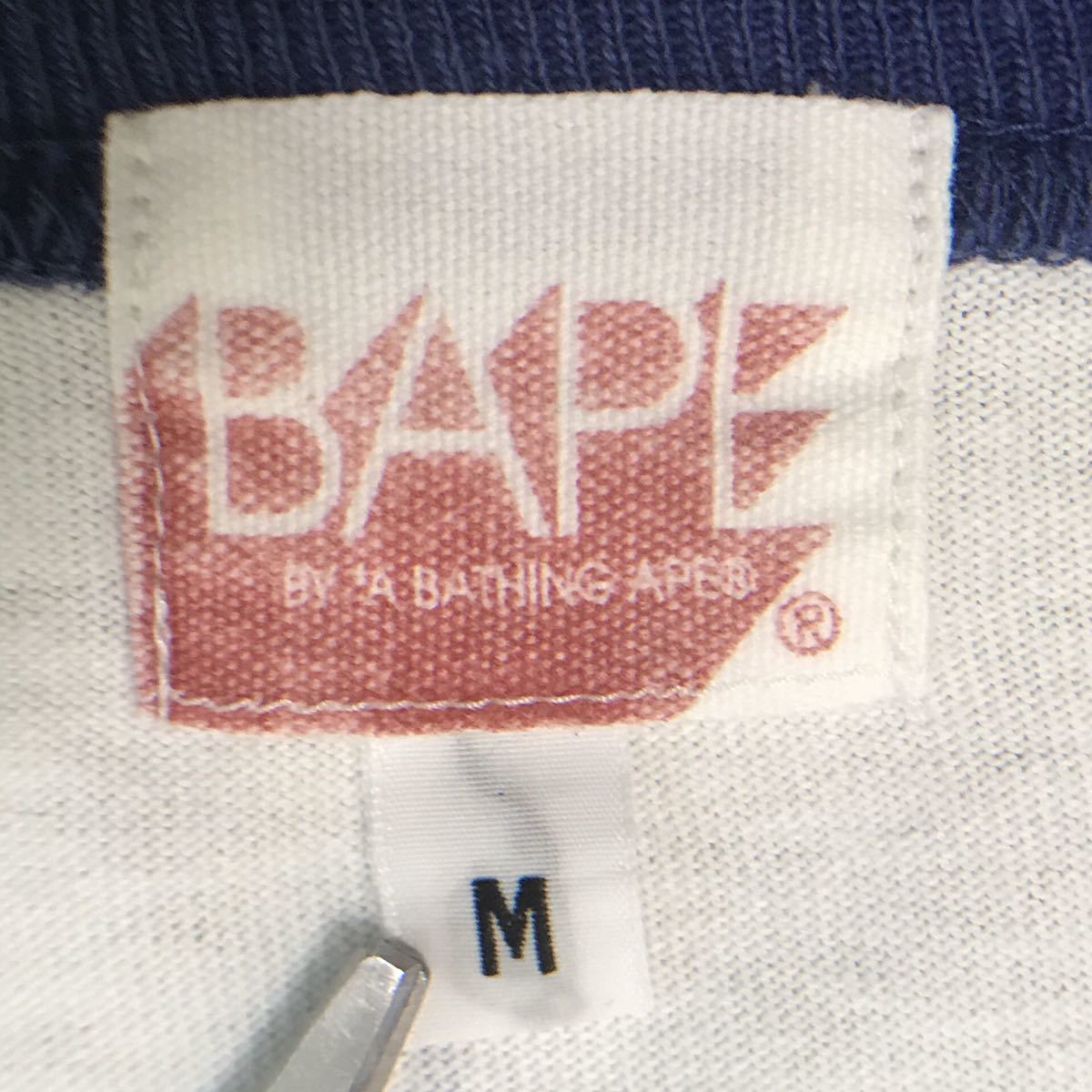 ★激レア★ kaws bendy BA logo 長袖 Tシャツ Mサイズ a bathing ape bape カウズ エイプ ベイプ アベイシングエイプ nigo 6363_画像8
