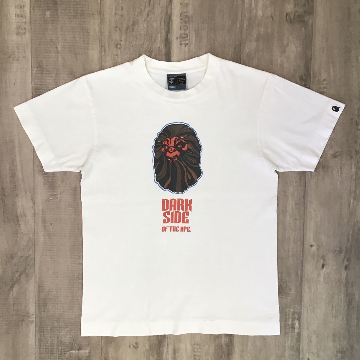 ★激レア★ DARK SIDE OF THE APE Tシャツ Sサイズ a bathing ape BAPE HEAD エイプ ベイプ starwars スターウォーズ darth maul NIGO 1213