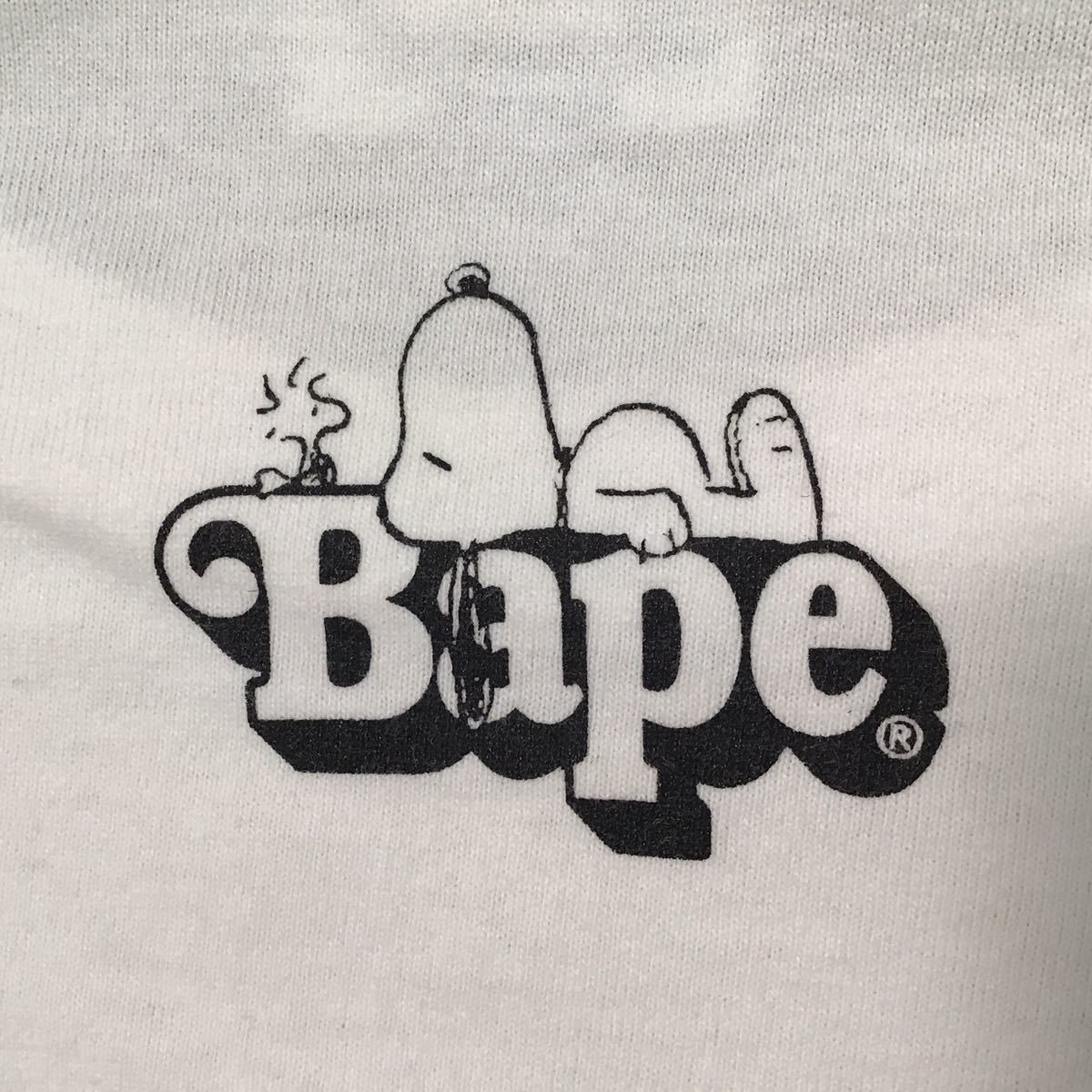 *XL* SNOOPY × BAPE ABC camo big head T-shirt a bathing ape bape Snoopy Peanuts peanuts Ape Bape ABC duck camouflage 6563