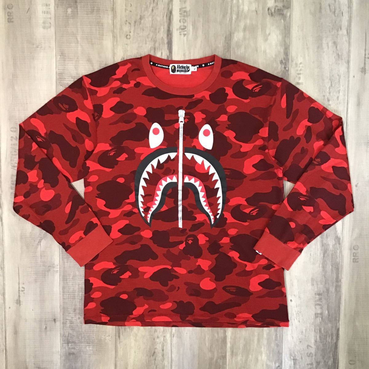 A BATHING APE シャーク ロンＴ - Tシャツ